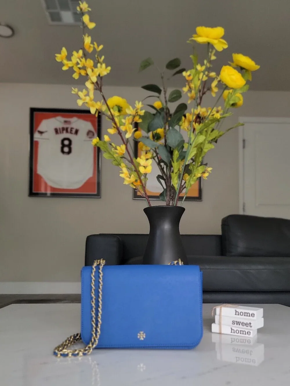 Tory Burch Emerson Shoulder Bag Regal Blue – Excellent Condition